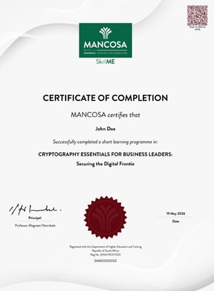 Cryptography Essentials Cert